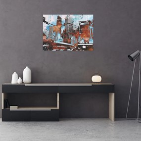 Obraz - Wieżowce (70x50 cm)
