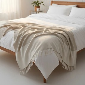 Bawełniana narzuta na łóżko, 130 x 160 cm