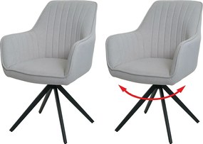 Krzesło do jadalni MCW-L79 (zestaw 2 sztuk),  kremowo-beżowy