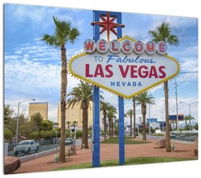 Obraz na szkle - Las Vegas (70x50 cm)