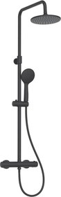 Zestaw prysznicowy z baterią HOUSTON, matowa czerń
