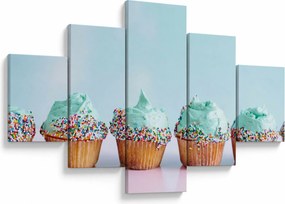 Obraz cupcakes (125x70 cm)