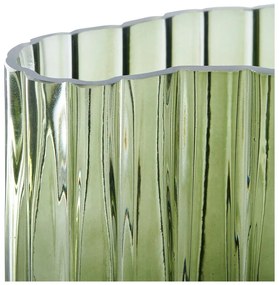 Zielony szklany wazon (wysokość 26,5 cm) – House Nordic