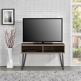 Szafka pod TV w dekorze orzecha w naturalnym kolorze 107x63 cm Owen – Støraa