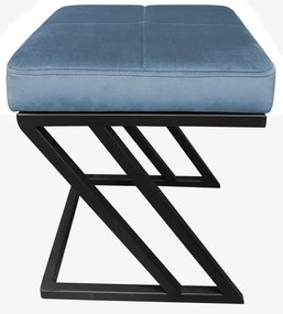 Pufa ZETA LOFT ławka taboret podnóżek metal MG33