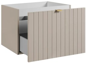 Szafka pod umywalkę HARMO 60 cm kaszmir półmat KROFAM