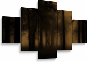 Obraz - Ciemny las (125x70 cm)