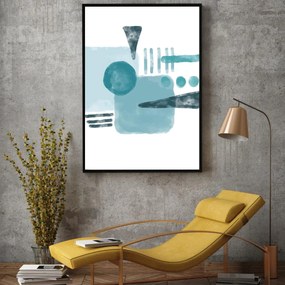 Plakat - Malowana abstrakcja (A4)
