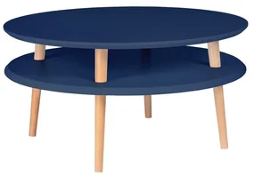 Stolik kawowy UFO Low 70x70 granatowy RAGABA
