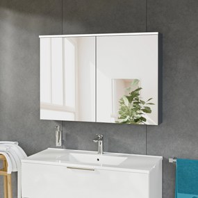 Szafka łazienkowa SOLO z oświetleniem LED i lustrem 100 cm