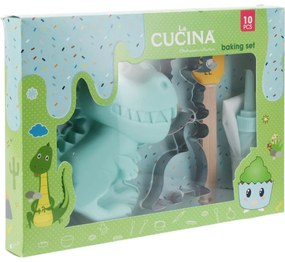 La Cucina Zestaw do pieczenia dla dzieci Dino, 10elementów