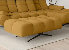 Nowoczesna pufa PRADO Soft Lux w tkaninie CURIO 48 WERSAL