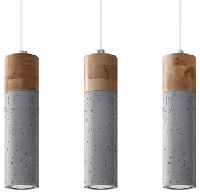 Industrialna lampa wisząca potrójna tuba 3X S164 S8-L59