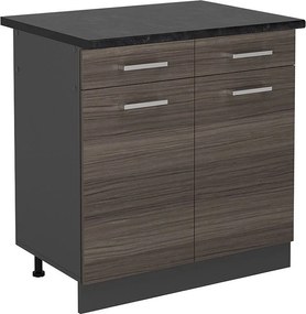 Szafka dolna do kuchni szlachetna szarość 80x60x81.6 r-line