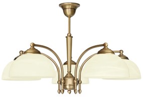 Złoty żyrandol do niskiego salonu Y-S5C