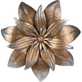 Metalowa dekoracja ścienna Kwiat II, średnica 35cm