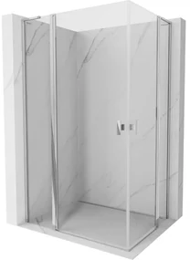 Mexen Mist L Duo kabina prysznicowa uchylna 95 x 90 cm, transparent, chrom - 8A4L-095-090-01-00