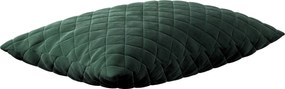 Poszewka Kinga pikowana 60 x 40 cm kolor zielony tkanina połyskliwa, welwetowa