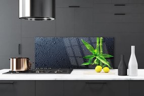 Panel Szklany do Kuchni Egzotyczny Pęd Bambusa