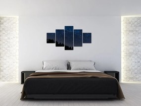 Obraz nocnego nieba (125x70 cm)