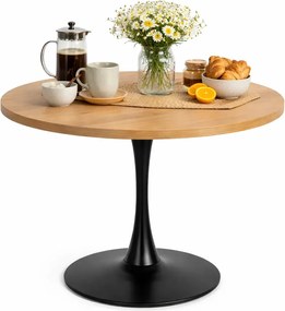 Stół z okrągłym blatem dąb złoty D6-E18