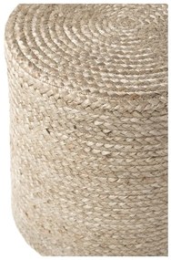 Szarobeżowy puf Jutta Greige – Hanse Home