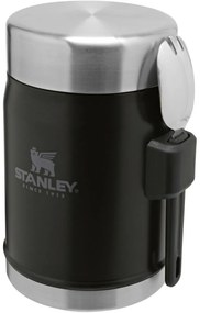 STANLEY Termos obiadowy 400 ml z łyżką/widelcem, czarny matowy