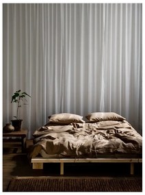 Łóżko dwuosobowe z litego drewna sosnowego ze stelażem 160x200 cm Japan – Karup Design
