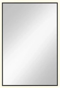 Czarne lustro prostokątne led 60x90 cm M1-N84