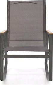 Krzesło popielate ogrodowe N9-G63