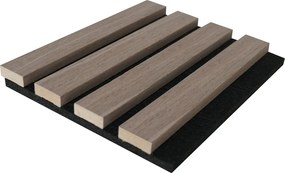 Panel ścienny akustyczny - Naturalny ciemny - Opakowanie 3,12 m² - Zestaw 2 sztuk - PENCIA