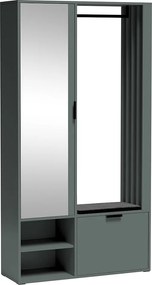 MINIO go for it, Garderoba MELO UNI w kolorze green stone z siedziskiem