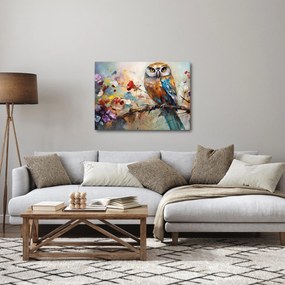 Obraz - Malowana sowa (70x50 cm)