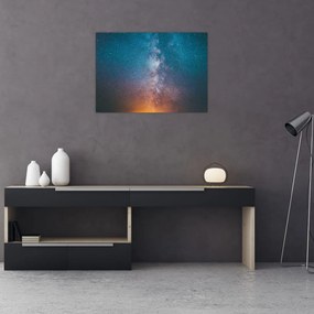 Obraz na szkle - Droga Mleczna (70x50 cm)