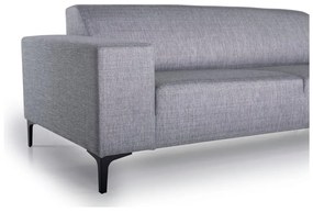 Jasnoszara sofa Scandic Diva, 216 cm