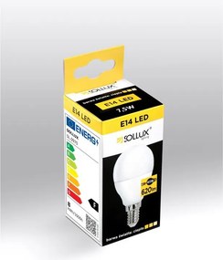 Żarówka LED z ciepłym światłem z gwintem E14, 7,5 W – Sollux