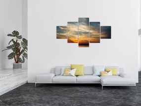 Obraz zachodu słońca (125x70 cm)