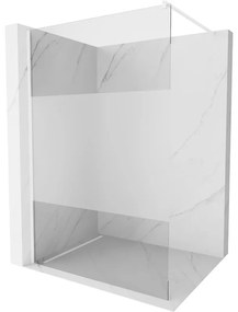 Mexen Kioto ścianka prysznicowa Walk-in 80 x 200 cm, transparent/szron 8 mm, biała - 800-080-101-20-35