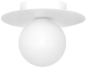 Biała lampa sufitowa plafon kapelusz - A677-FEA