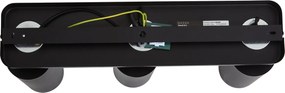 Nowoczesna lampa sufitowa czarna 3-punktowa GU10 70mm - Jeana Luxe
