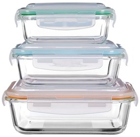 Szklano-silikonowe pojemniki na żywność 3 szt. Freska – Premier Housewares