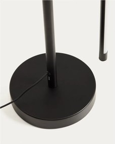 Czarna lampa stojąca LED (wysokość 120 cm) Bow – Kave Home