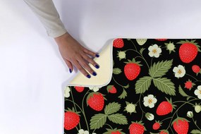 Antypoślizgowy dywanik łazienkowy Antypoślizgowy dywanik łazienkowy Truskawki