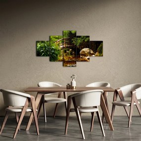 Obraz - Most nad rzeką (125x70 cm)