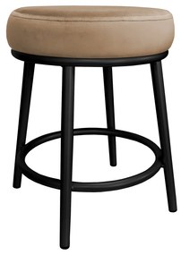 Taboret Ben noga metalowa czarna MG06