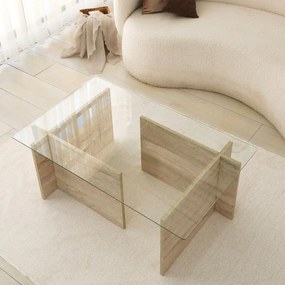 Stolik konferencyjny New Escape Travertine