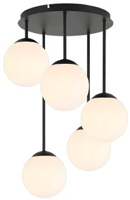 LAMPA SUFITOWA WISZĄCA APP1816-5CPR BLACK