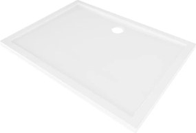 Mexen Flow brodzik prostokątny slim 100 x 95 cm, biały połysk - 46R109510