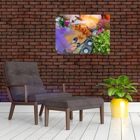 Obraz - letni piknik (70x50 cm)