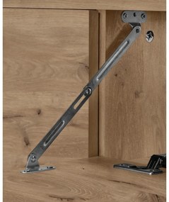 Wisząca szafka pod umywalkę w dekorze dębu 80x53 cm Wisla – Støraa